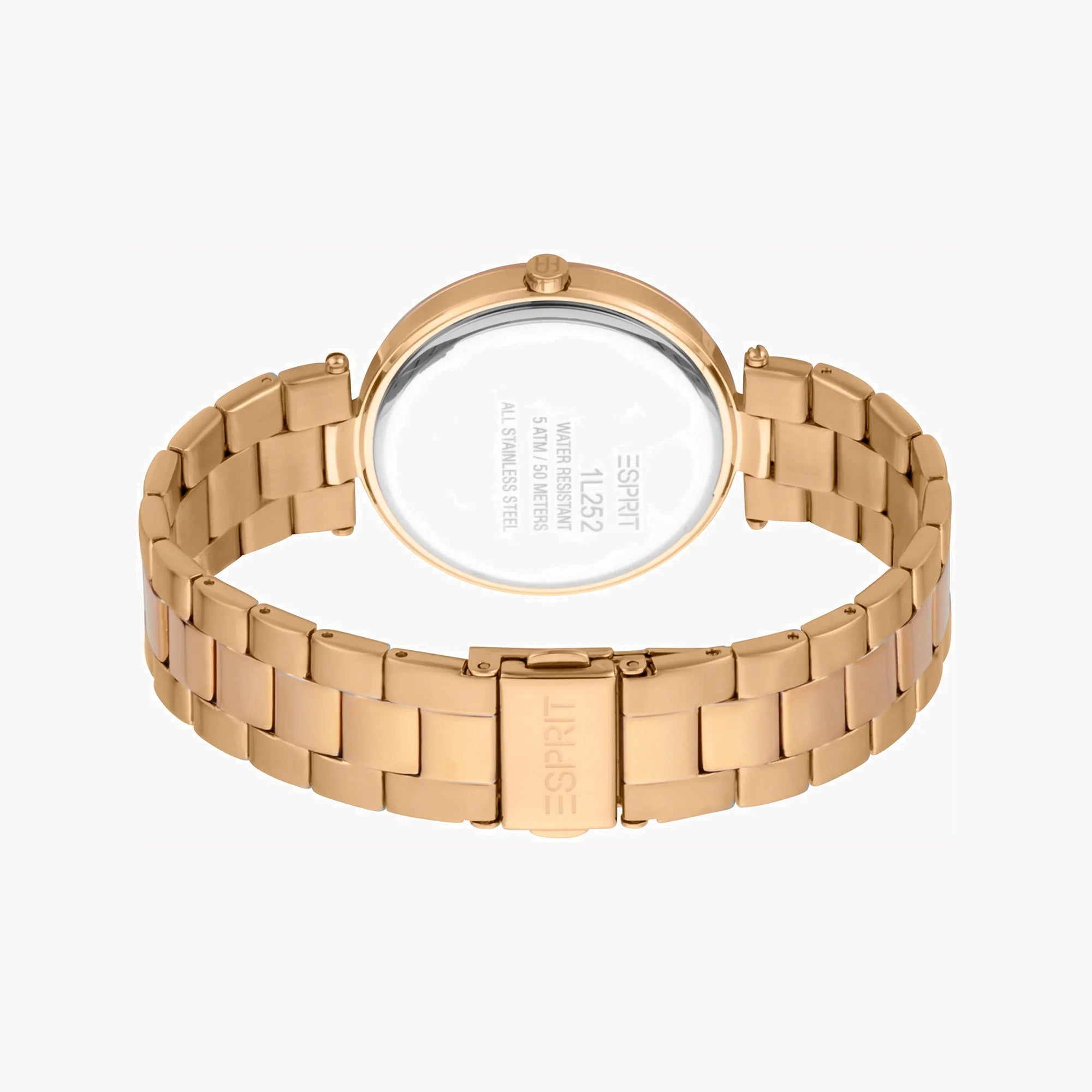 ESPRIT Women's Watch with Rose Gold Stainless Steel Case and Rose Gold Stainless Steel Band-3