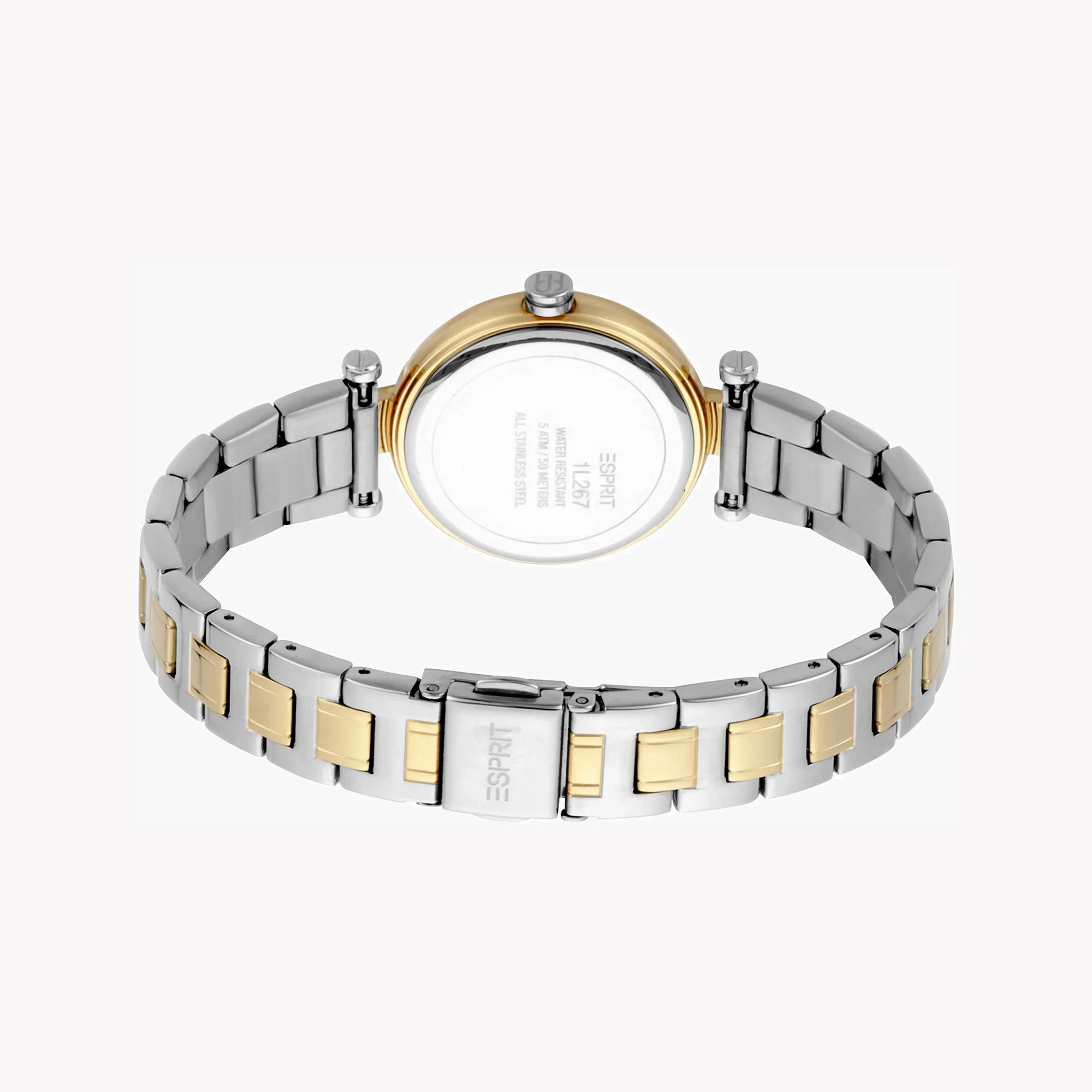 ESPRIT Women's Watch with Silver Stainless Steel Case and Silver & Gold Stainless Steel Band-3