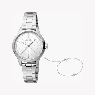 ESPRIT Women's Watch with Silver Stainless Steel Case and Silver Stainless Steel Band-0