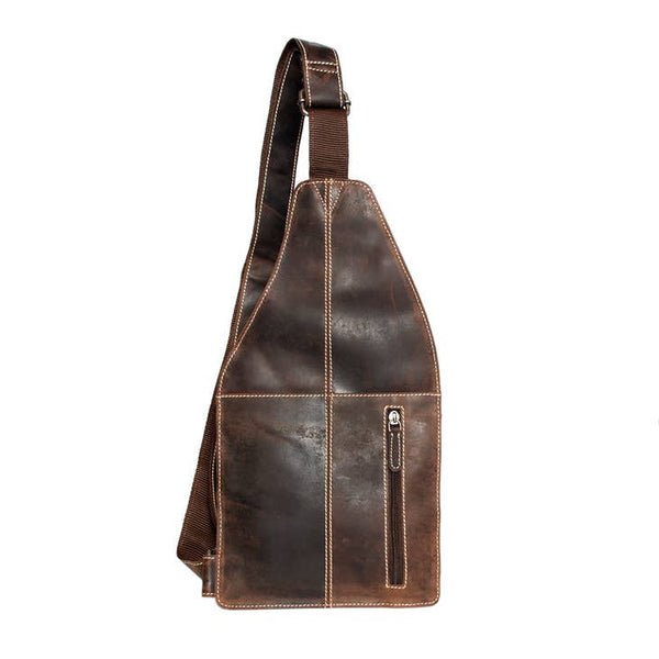 Mary Buffalo Leather Crossbody Shoulder Bag-4