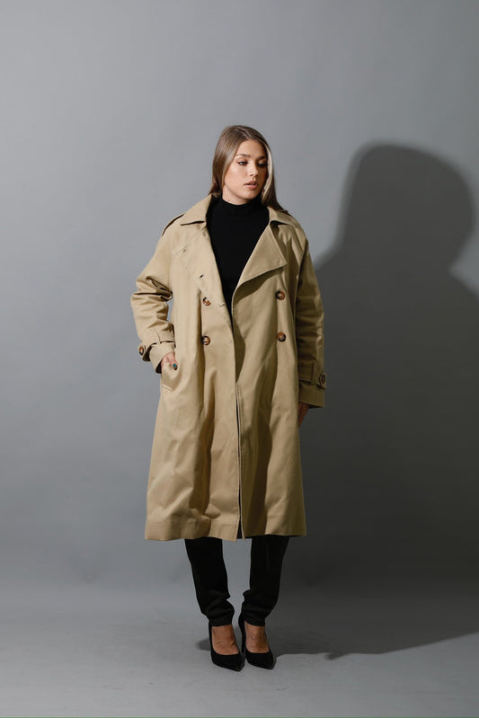 Trench Coat - Beige-0