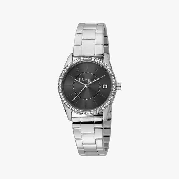 ESPRIT Women's Watch with Silver Stainless Steel Case and Silver Stainless Steel Band-0