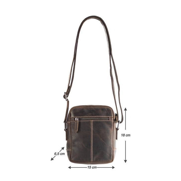 Jennifer Buffalo Leather Compact Women Shoulder Bag-2