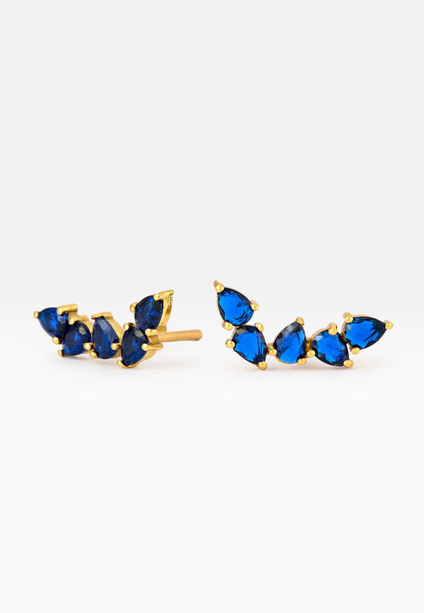 Gondola Blue Earrings by Bombay Sunset-2