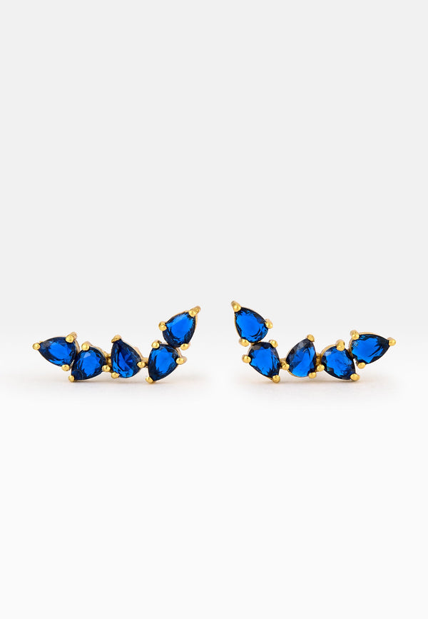 Gondola Blue Earrings by Bombay Sunset-3