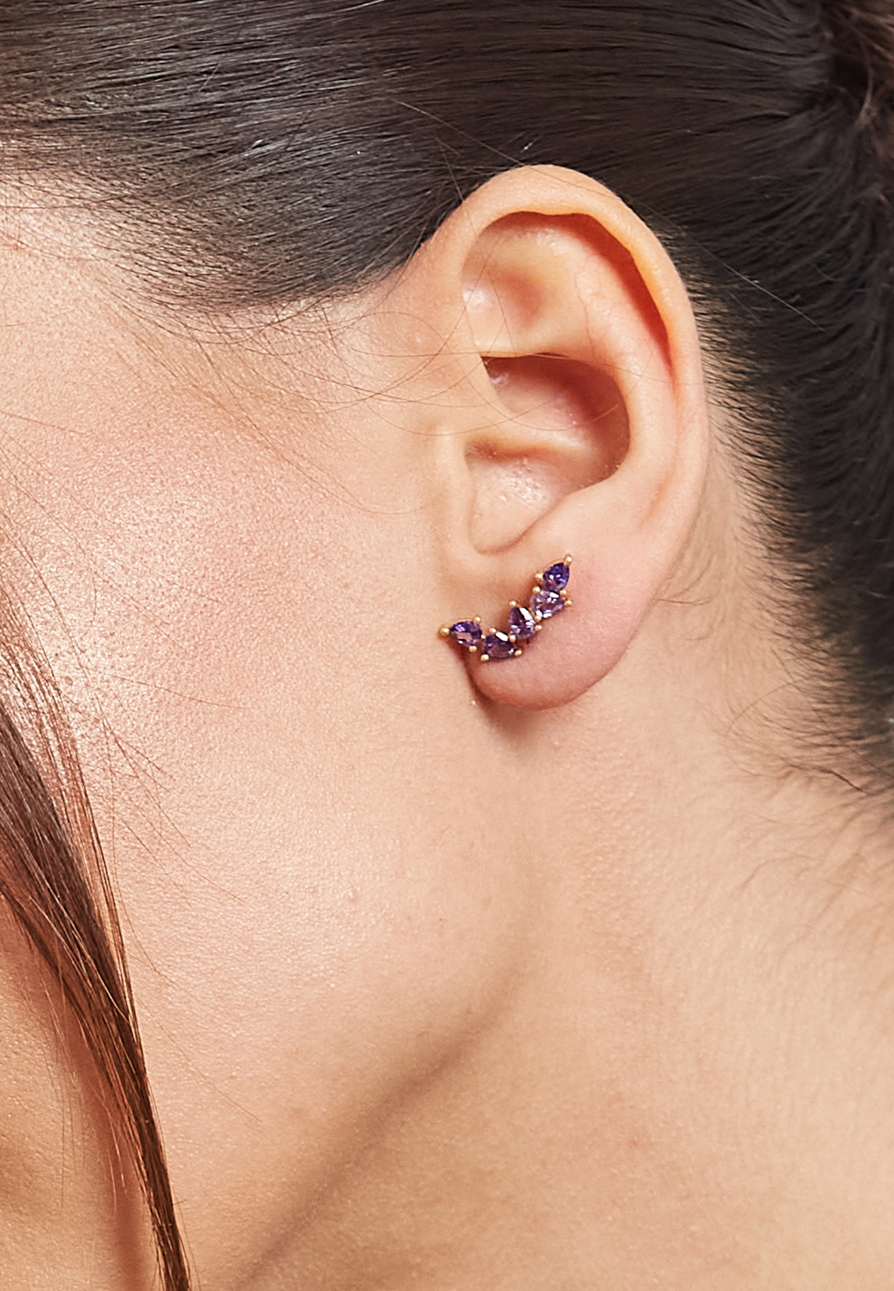 Gondola Amethyst Earrings by Bombay Sunset-1