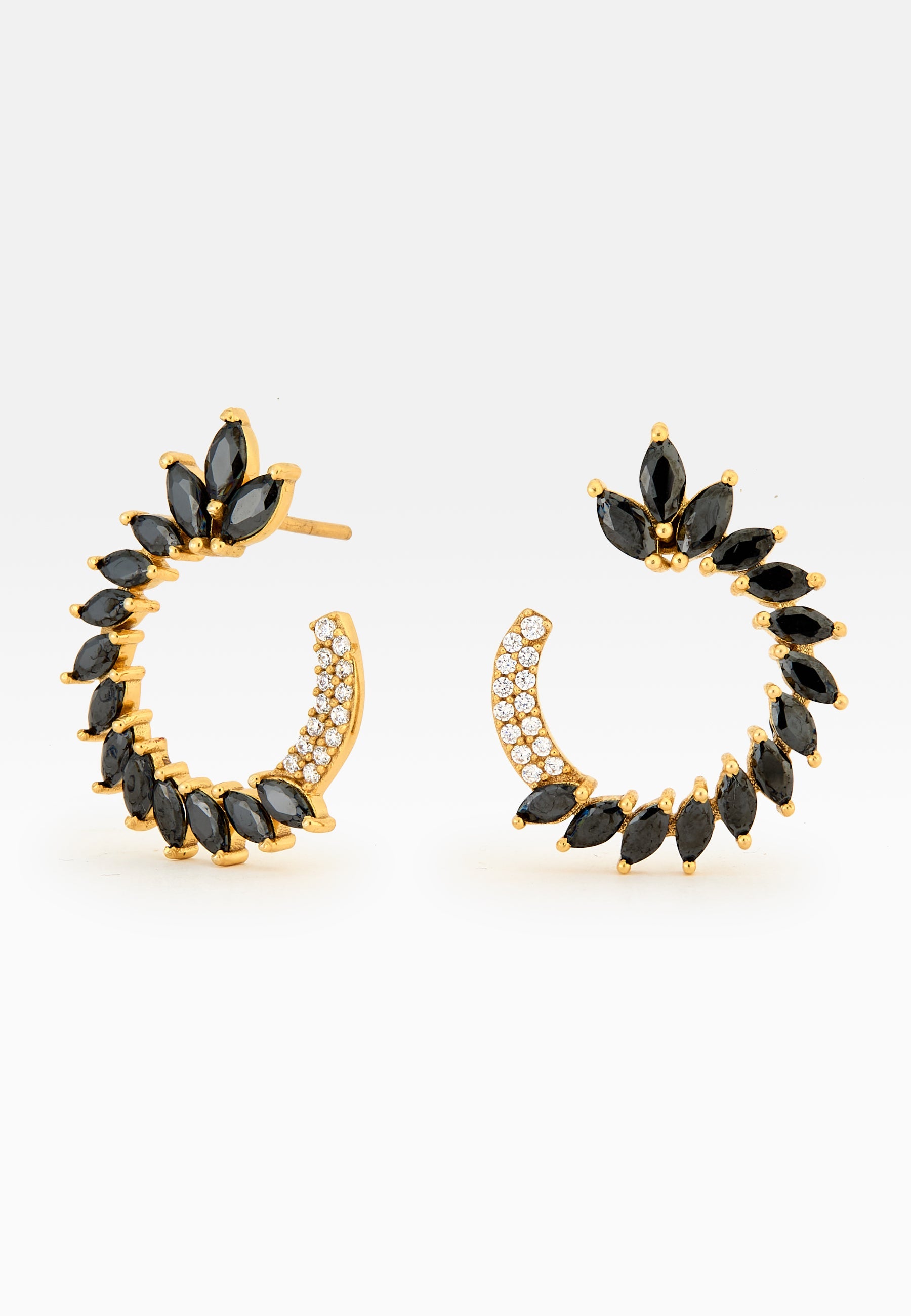 Golden Viper Black Earring by Bombay Sunset-2