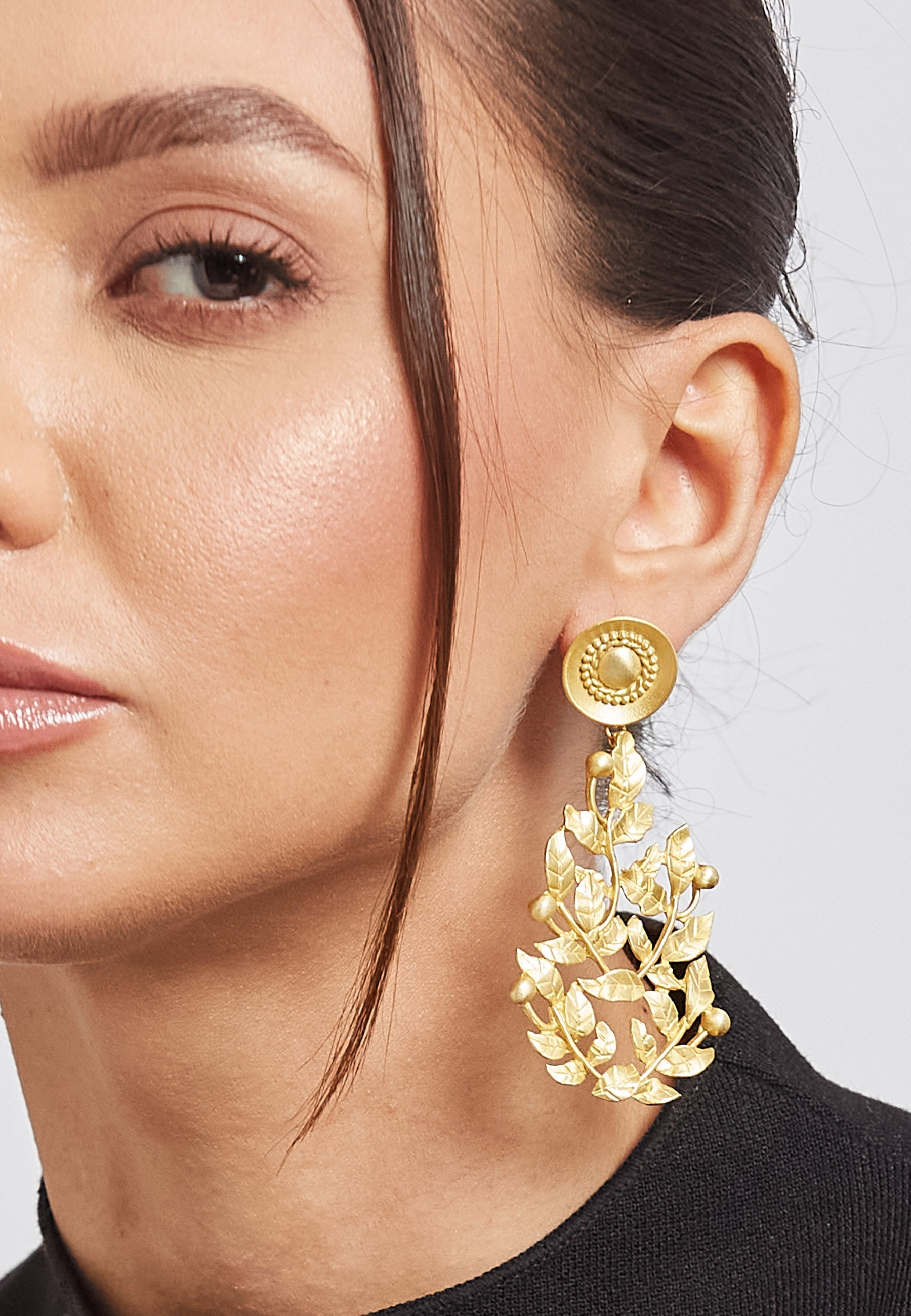 Golden Spring Party Earrings by Bombay Sunset-1