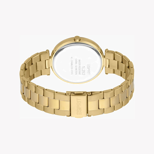 ESPRIT Women's Watch with Gold Stainless Steel Case and Gold Stainless Steel Band-3