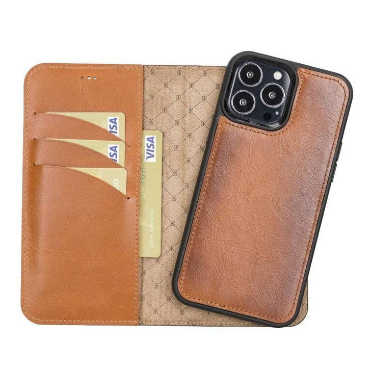 Gary Detachable Leather Wallet Case For Apple IPhone 13 Series (Set of 2)-1