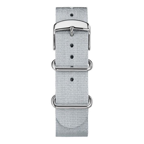 TIMEX Women's Watch with Silver Brass Case and Silver Fabric Band-2