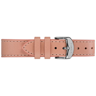 TIMEX Women's Watch with Silver Brass Case and Pink Leather Band-2