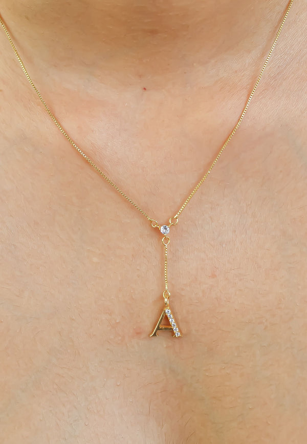 Golden Alphabet Necklaces by Bombay Sunset-1