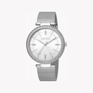 ESPRIT Women's Watch with Silver Stainless Steel Case and Silver Stainless Steel Band-0