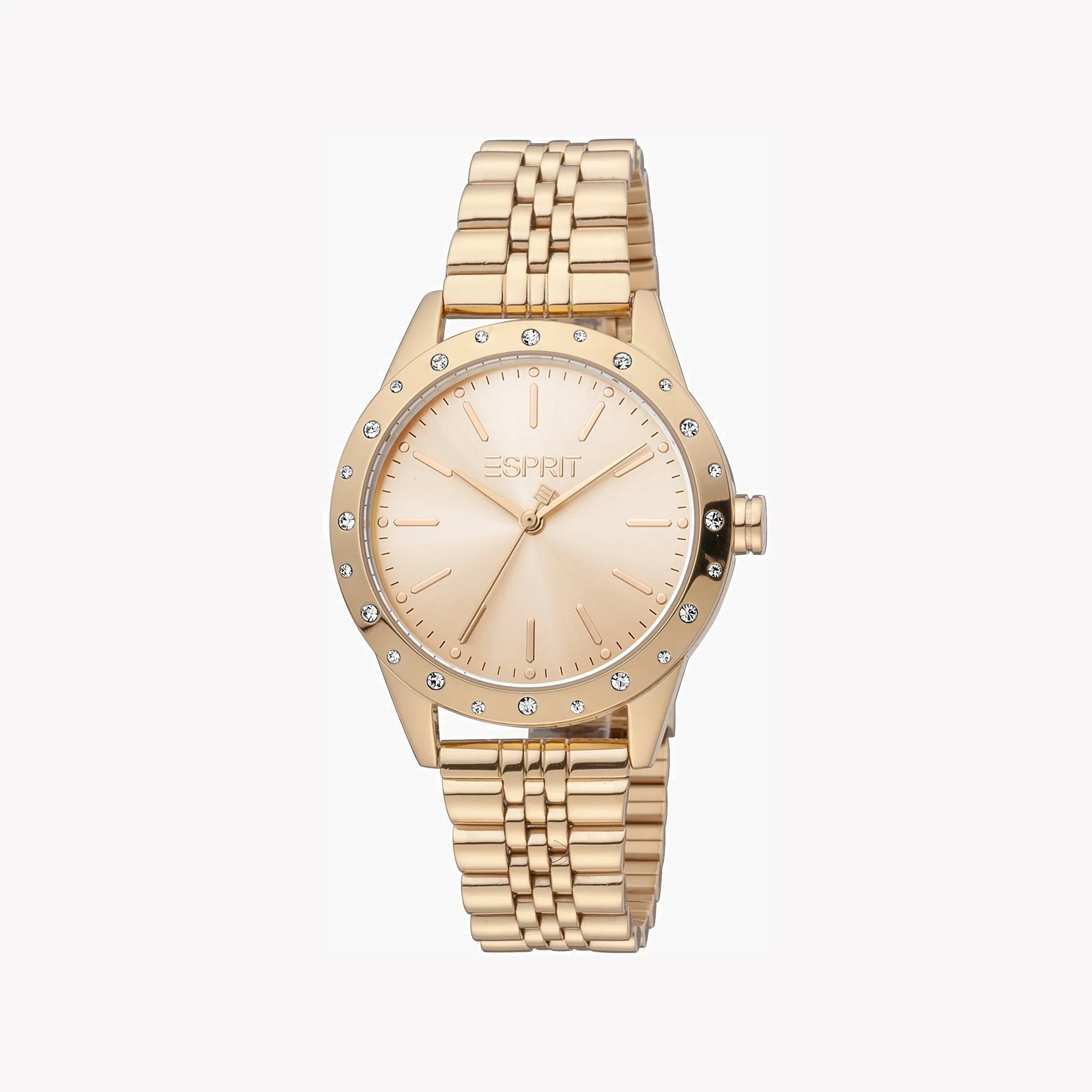 ESPRIT Women's Watch with Rose Gold Stainless Steel Case and Rose Gold Stainless Steel Band-0