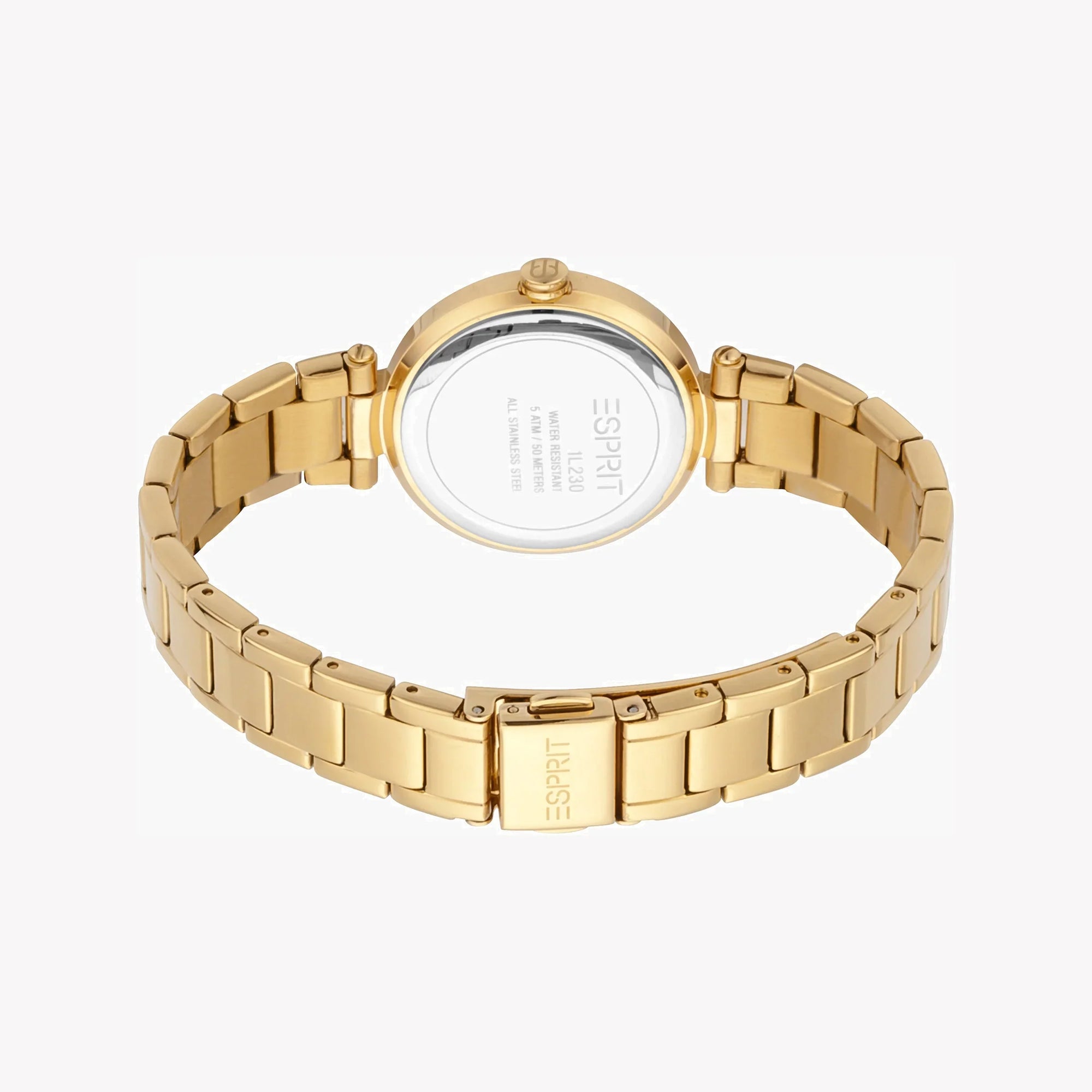 ESPRIT Women's Watch with Gold Stainless Steel Case and Gold Stainless Steel Band-3