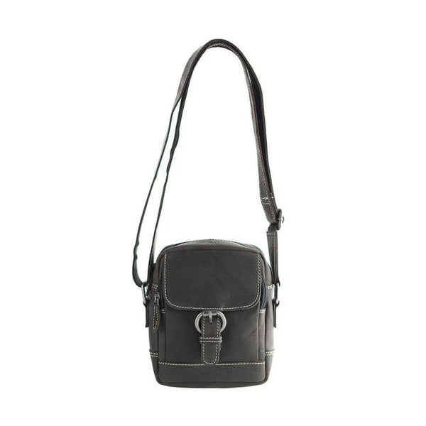 Jennifer Buffalo Leather Compact Women Shoulder Bag-0