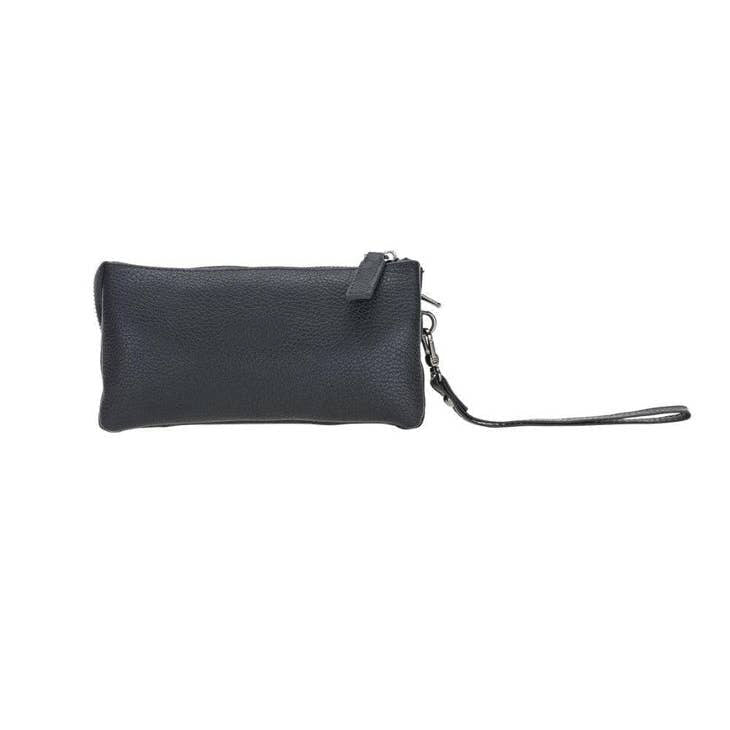 Melissa Leather Women Hand Bag Black-4