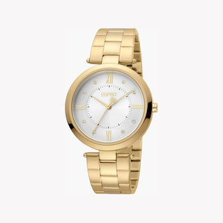 ESPRIT Women's Watch with Gold Stainless Steel Case and Gold Stainless Steel Band-1