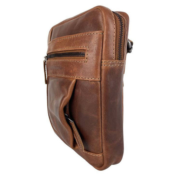 Benjamin Men's Leather Shoulder Crossbody Bag-3