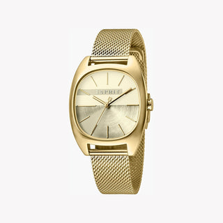 ESPRIT Women's Watch with Gold Stainless Steel Case and Gold Stainless Steel Band-0