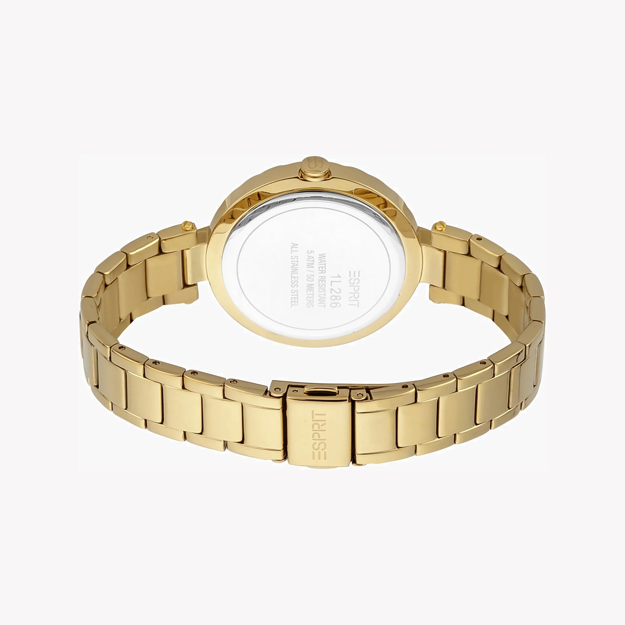 ESPRIT Women's Watch with Gold Stainless Steel Case and Gold Stainless Steel Band-2