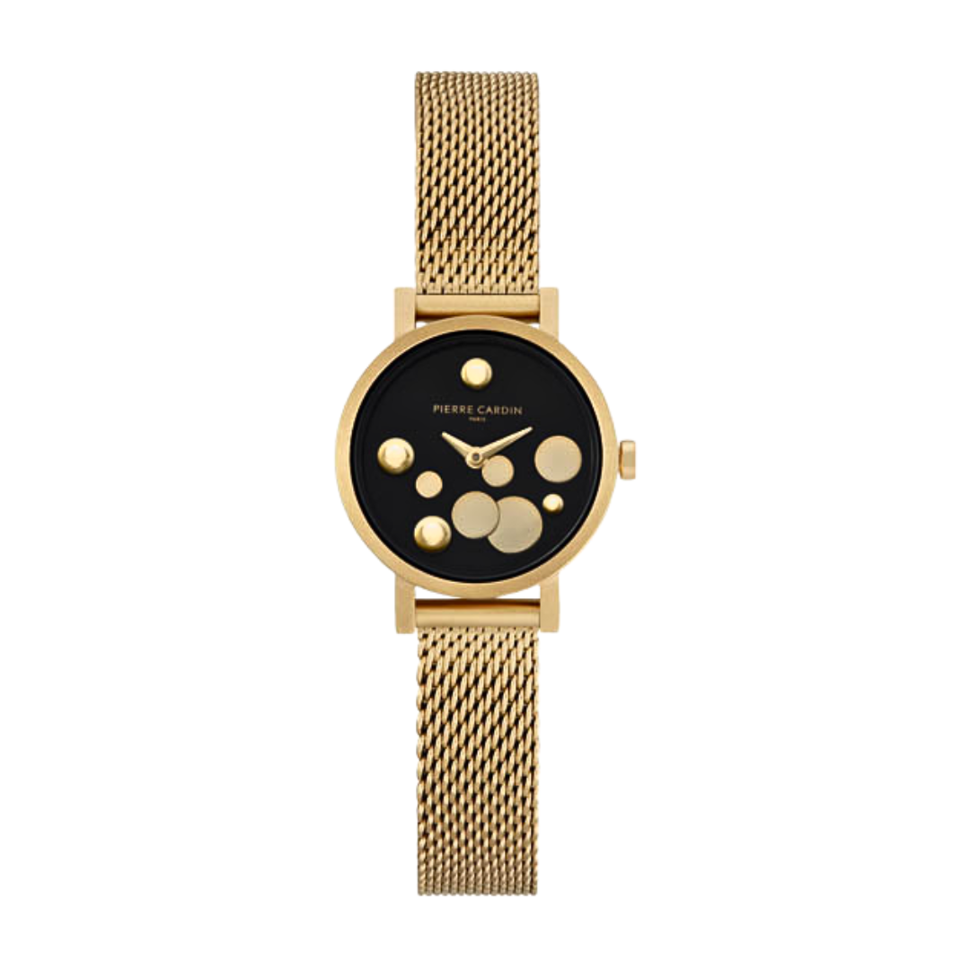 PIERRE CARDIN Women's Watch with Gold Stainless Steel Case and Gold Stainless Steel Band-0