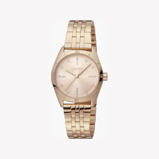 ESPRIT Women's Watch with Rose Gold Stainless Steel Case and Rose Gold Stainless Steel Band-0