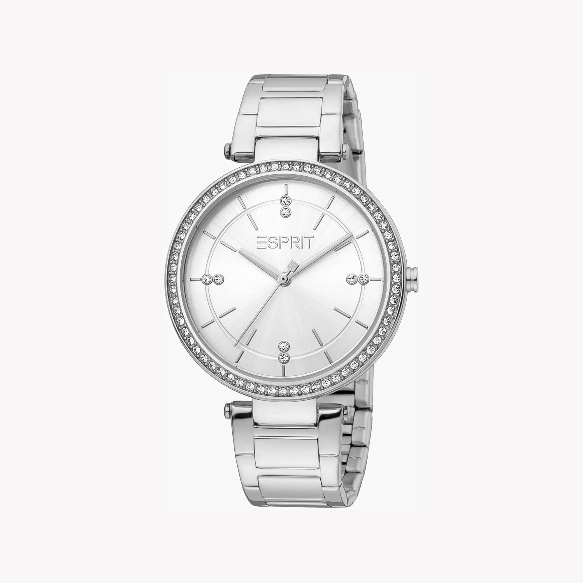 ESPRIT Women's Watch with Silver Stainless Steel Case and Silver Stainless Steel Band-0