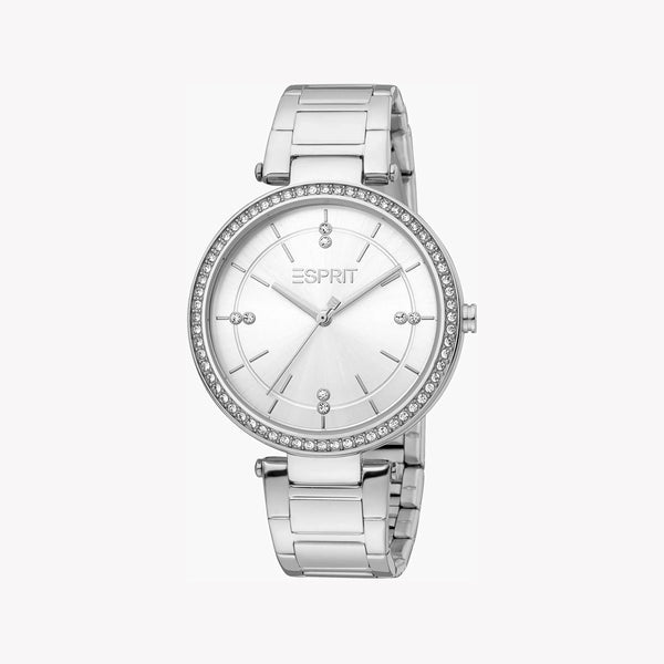 ESPRIT Women's Watch with Silver Stainless Steel Case and Silver Stainless Steel Band-0