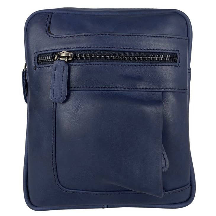 Benjamin Men's Leather Shoulder Crossbody Bag-5