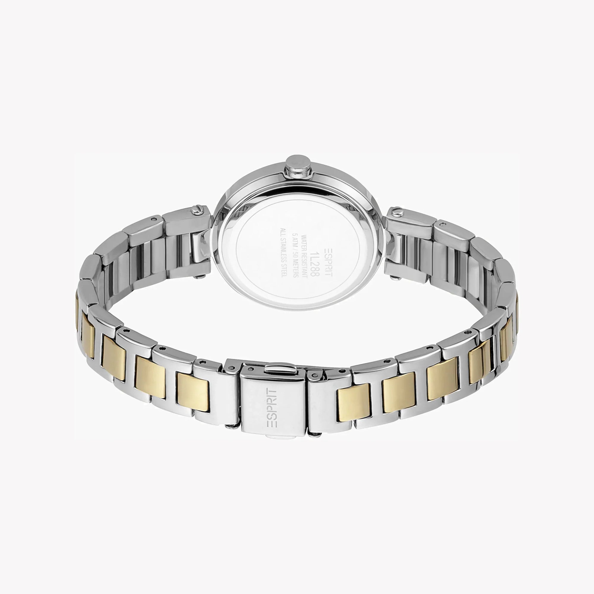 ESPRIT Women's Watch with Silver Stainless Steel Case and Silver & Gold Stainless Steel Band-3