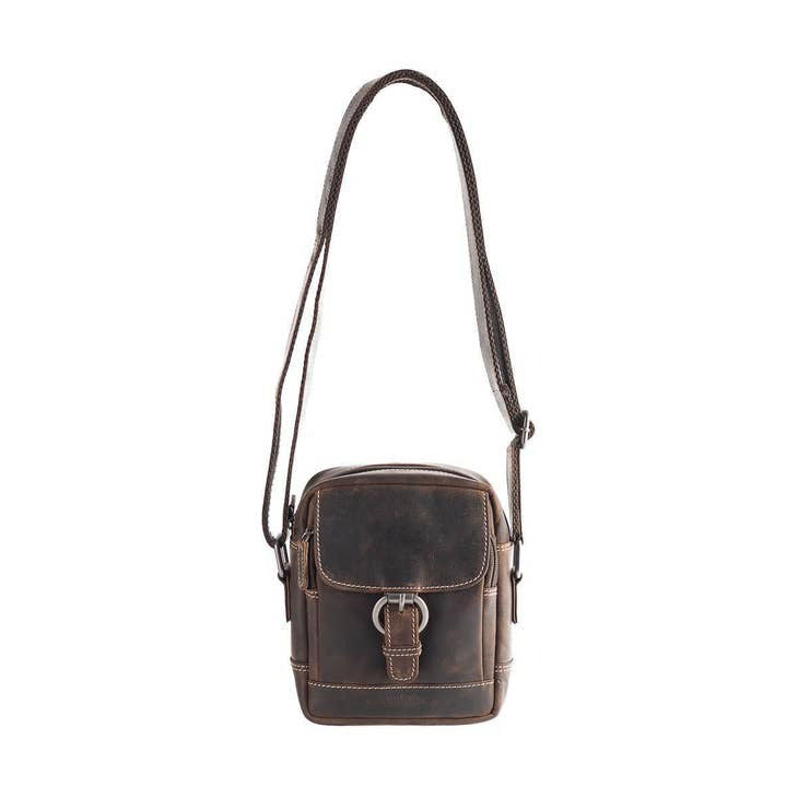 Jennifer Buffalo Leather Compact Women Shoulder Bag-5