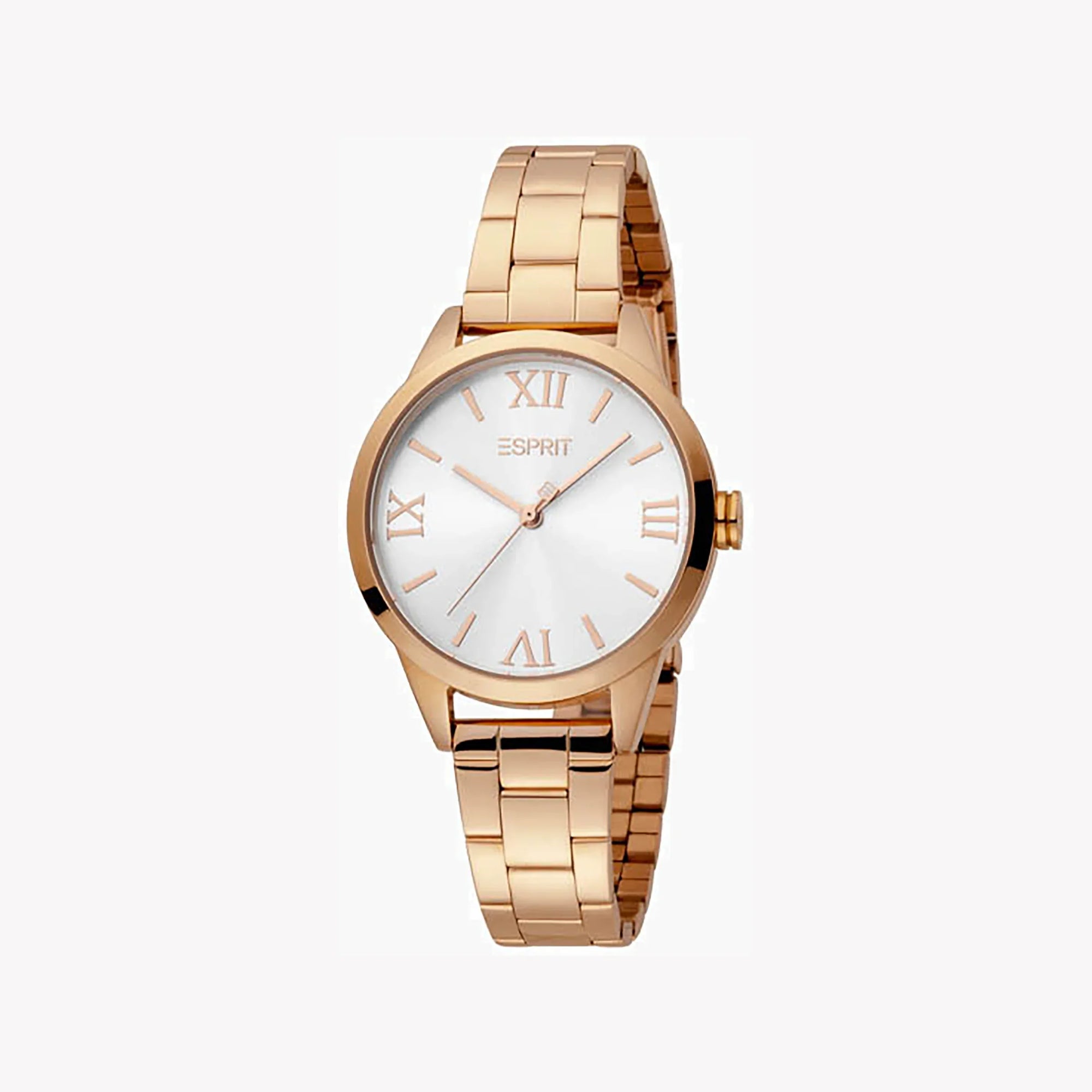 ESPRIT Women's Watch with Rose Gold Stainless Steel Case and Rose Gold Stainless Steel Band-1