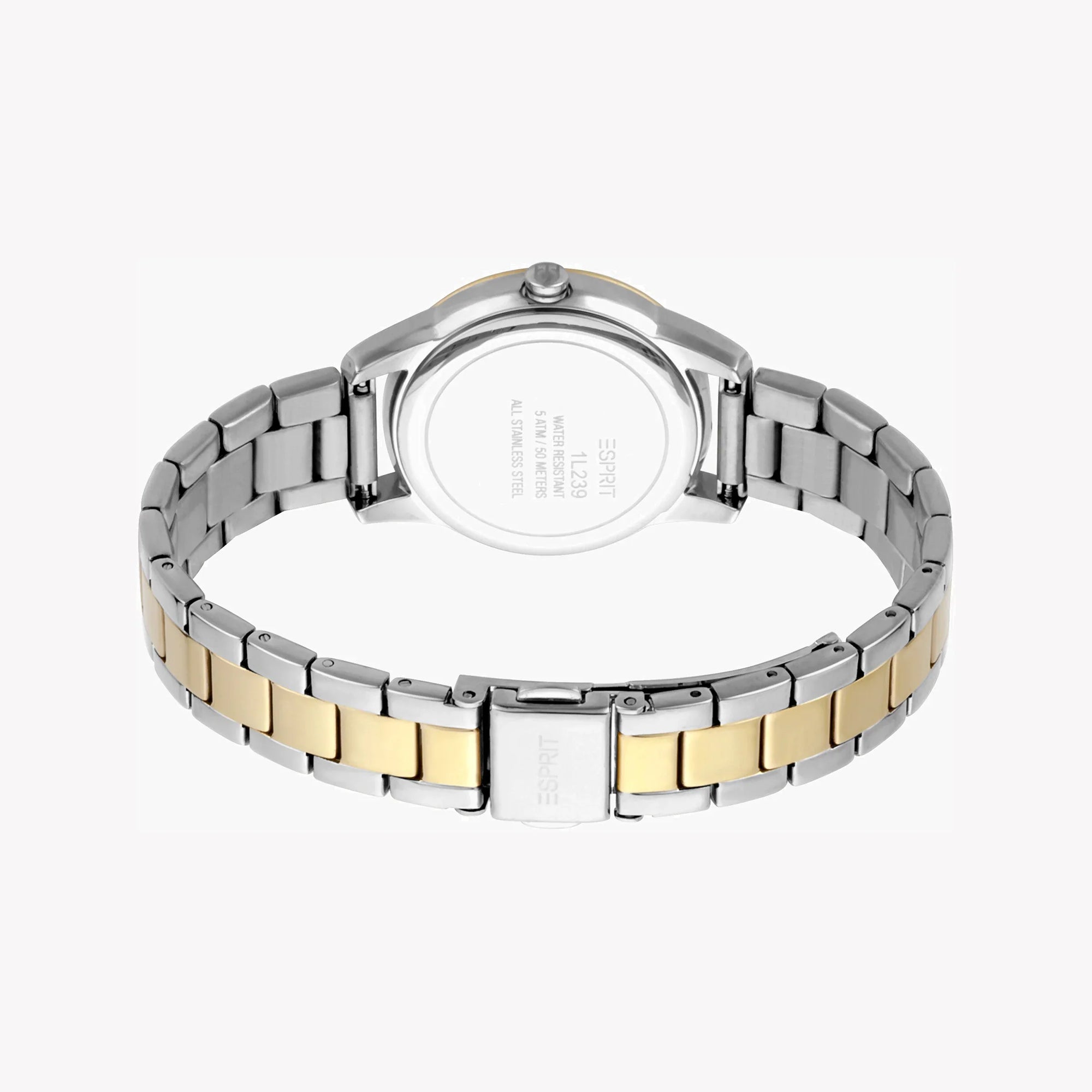 ESPRIT Women's Watch with Silver Stainless Steel Case and Silver & Gold Stainless Steel Band-2