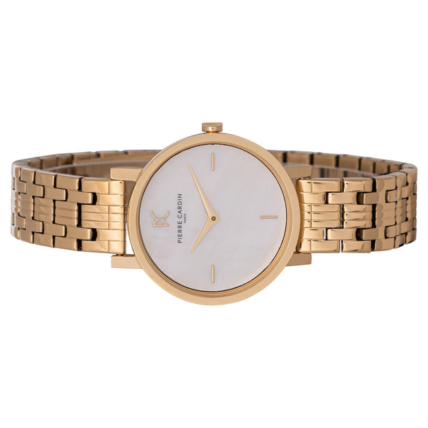 PIERRE CARDIN Women's Watch with Gold Metal Case and Gold Metal Band-2