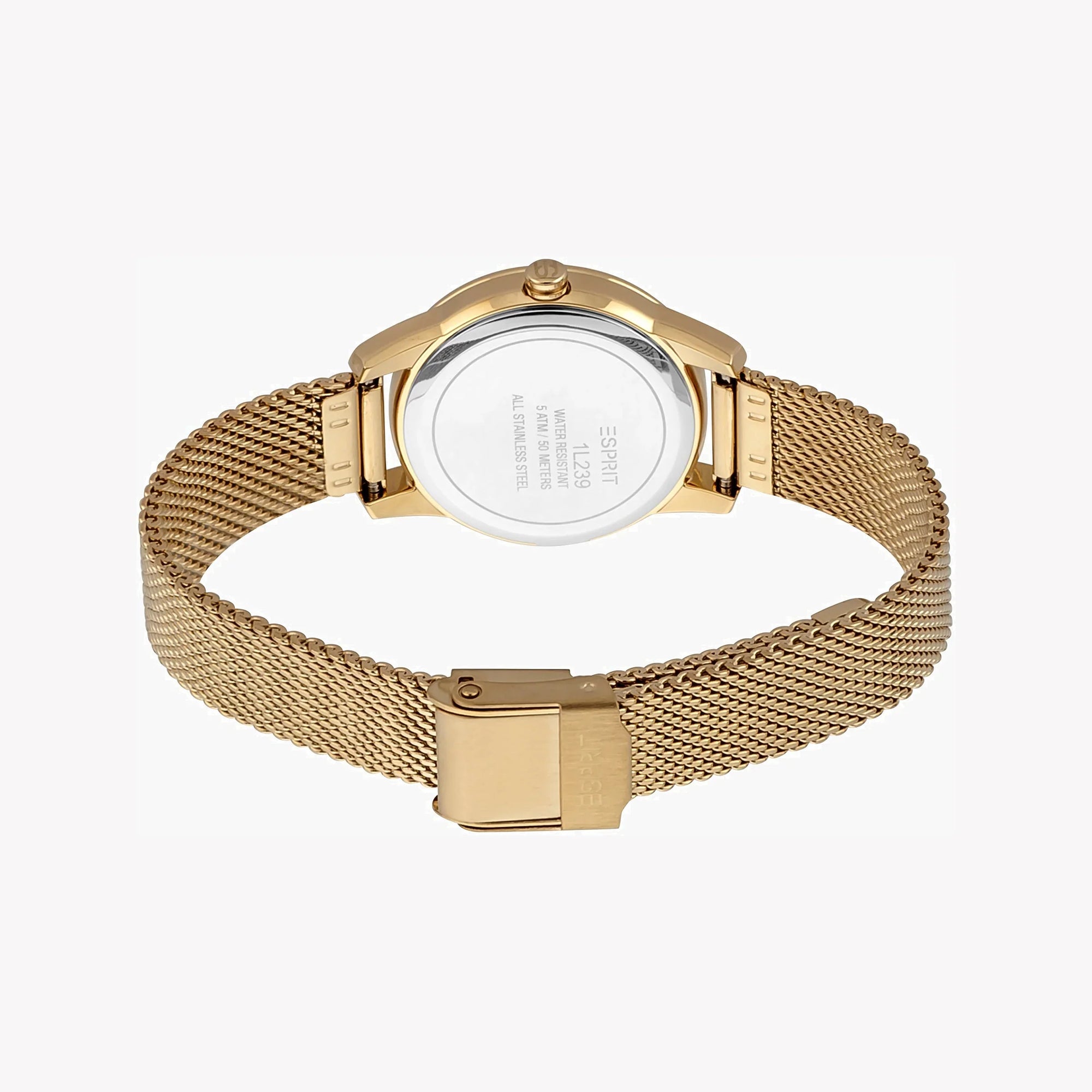 ESPRIT Women's Watch with Gold Stainless Steel Case and Gold Stainless Steel Band-2