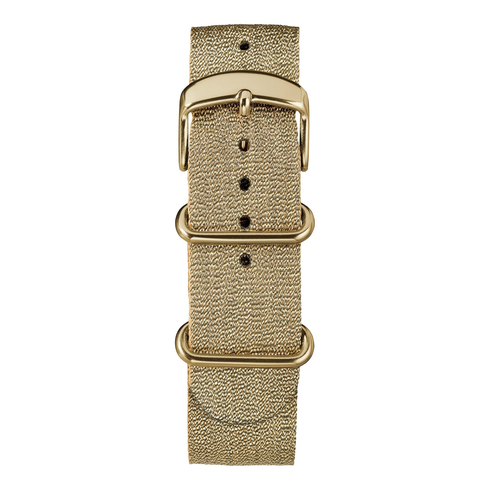 TIMEX Women's Watch with Gold Brass Case and Gold Fabric Band-2