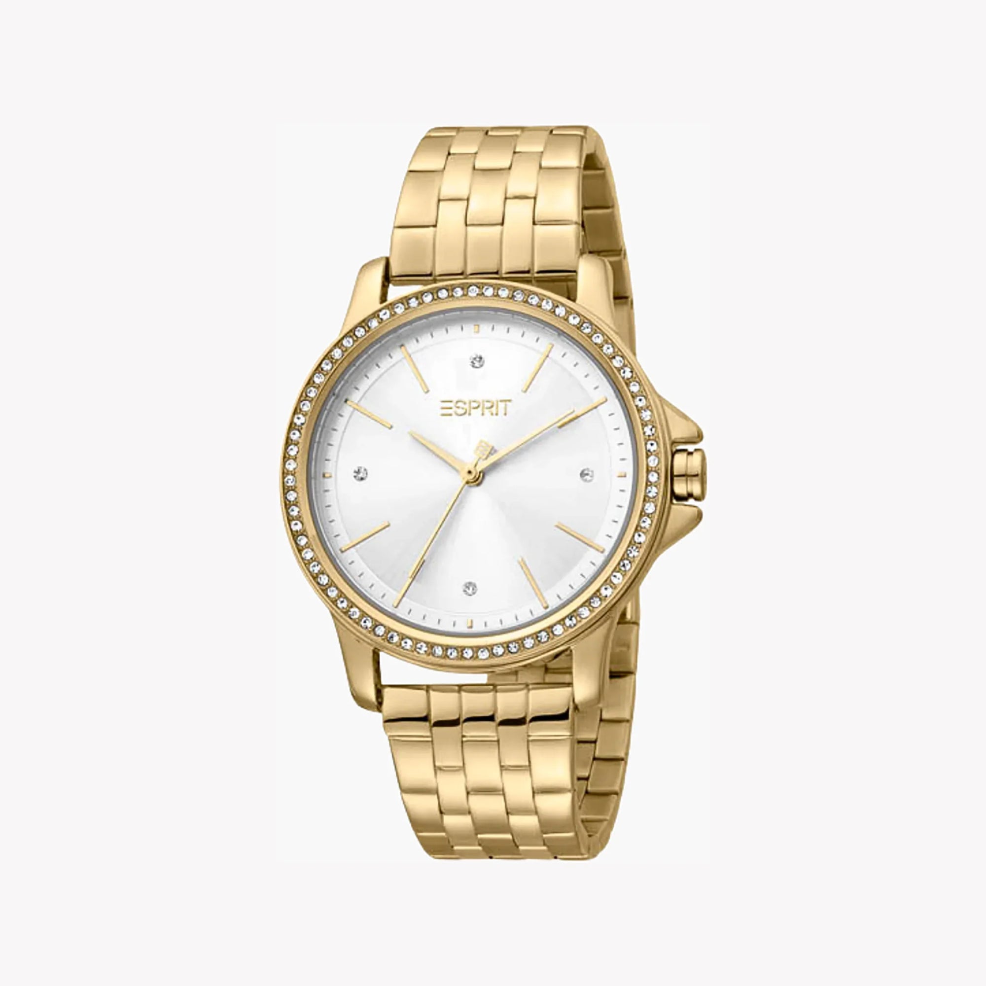 ESPRIT Women's Watch with Gold Stainless Steel Case and Gold Stainless Steel Band-0