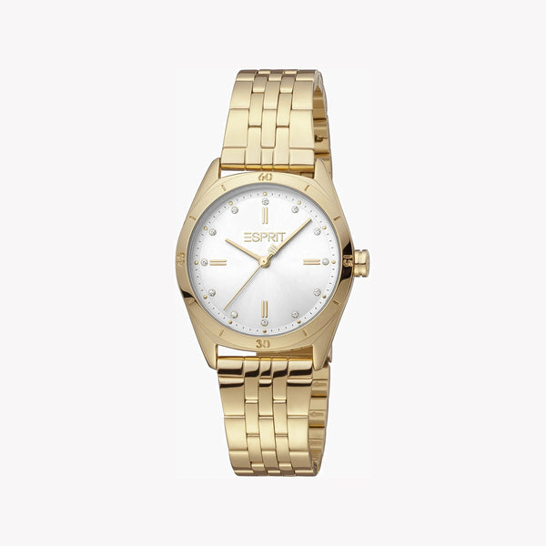 ESPRIT Women's Watch with Gold Stainless Steel Case and Gold Stainless Steel Band-0