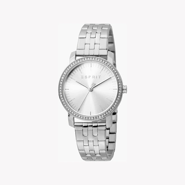 ESPRIT Women's Watch with Silver Stainless Steel Case and Silver Stainless Steel Band-0