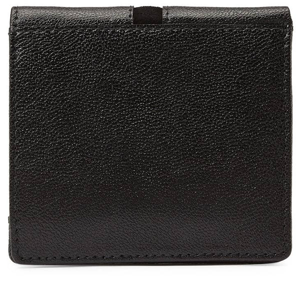 Laura Women's Cowhide Leather Purse Black-2