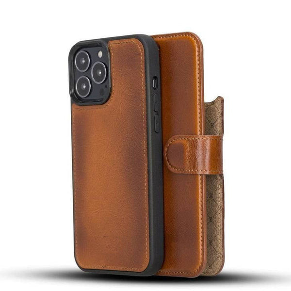 Gary Detachable Leather Wallet Case For Apple IPhone 13 Series (Set of 2)-0