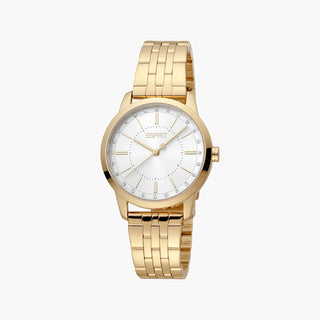 ESPRIT Women's Watch with Gold Stainless Steel Case and Gold Stainless Steel Band-0