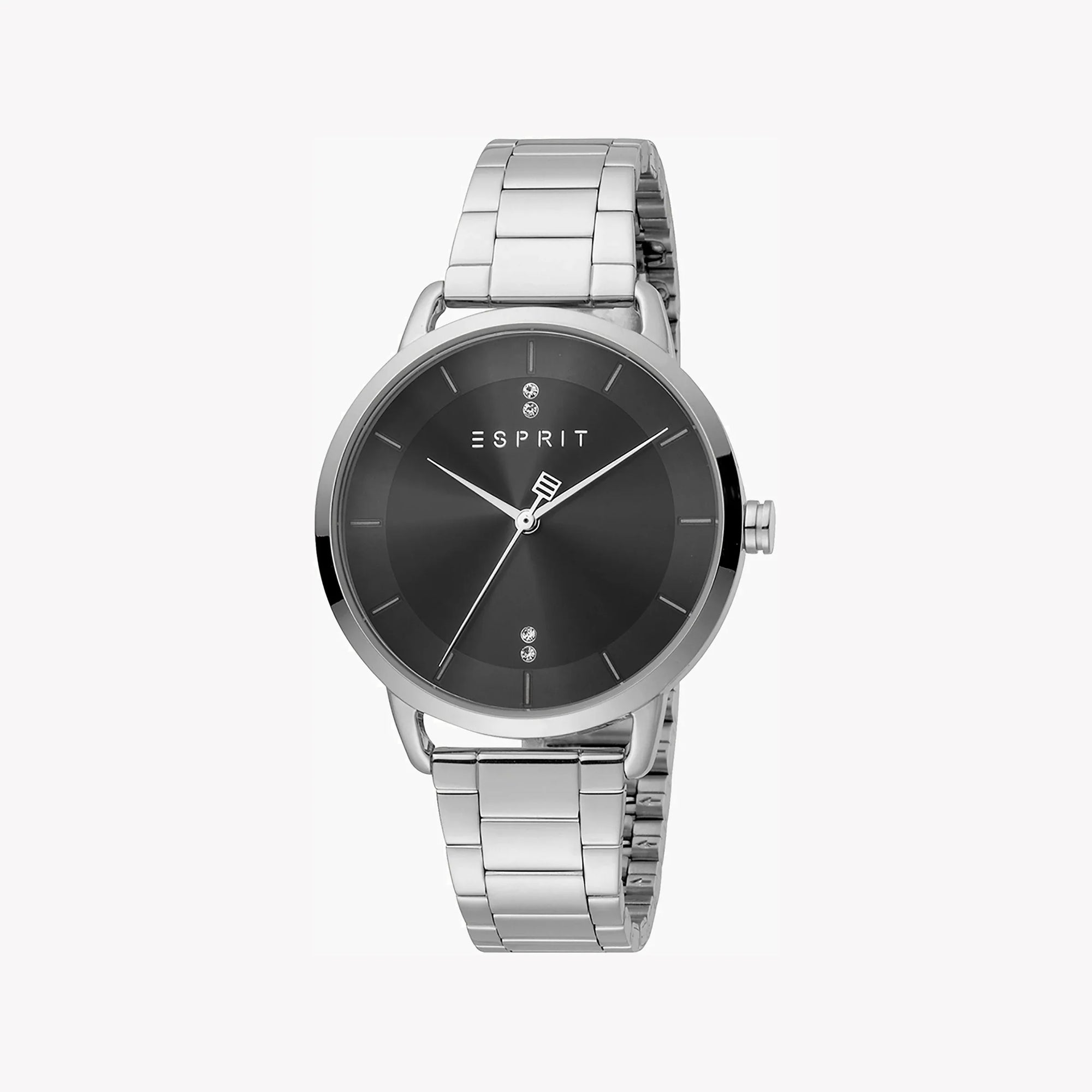 ESPRIT Women's Watch with Silver Stainless Steel Case and Silver Stainless Steel Band-0