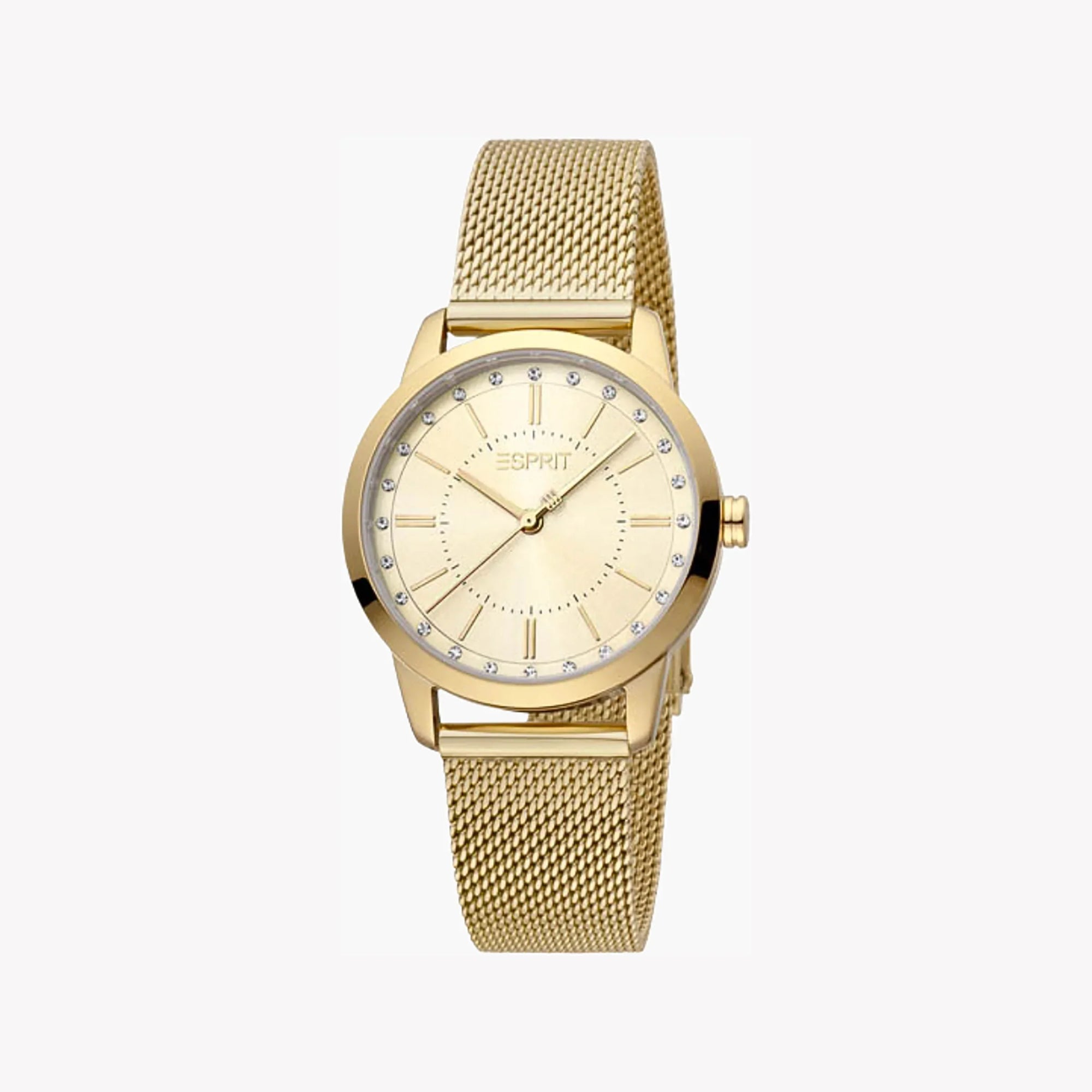 ESPRIT Women's Watch with Gold Stainless Steel Case and Gold Stainless Steel Band-0