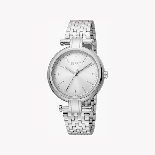 ESPRIT Women's Watch with Silver Stainless Steel Case and Silver Stainless Steel Band-0