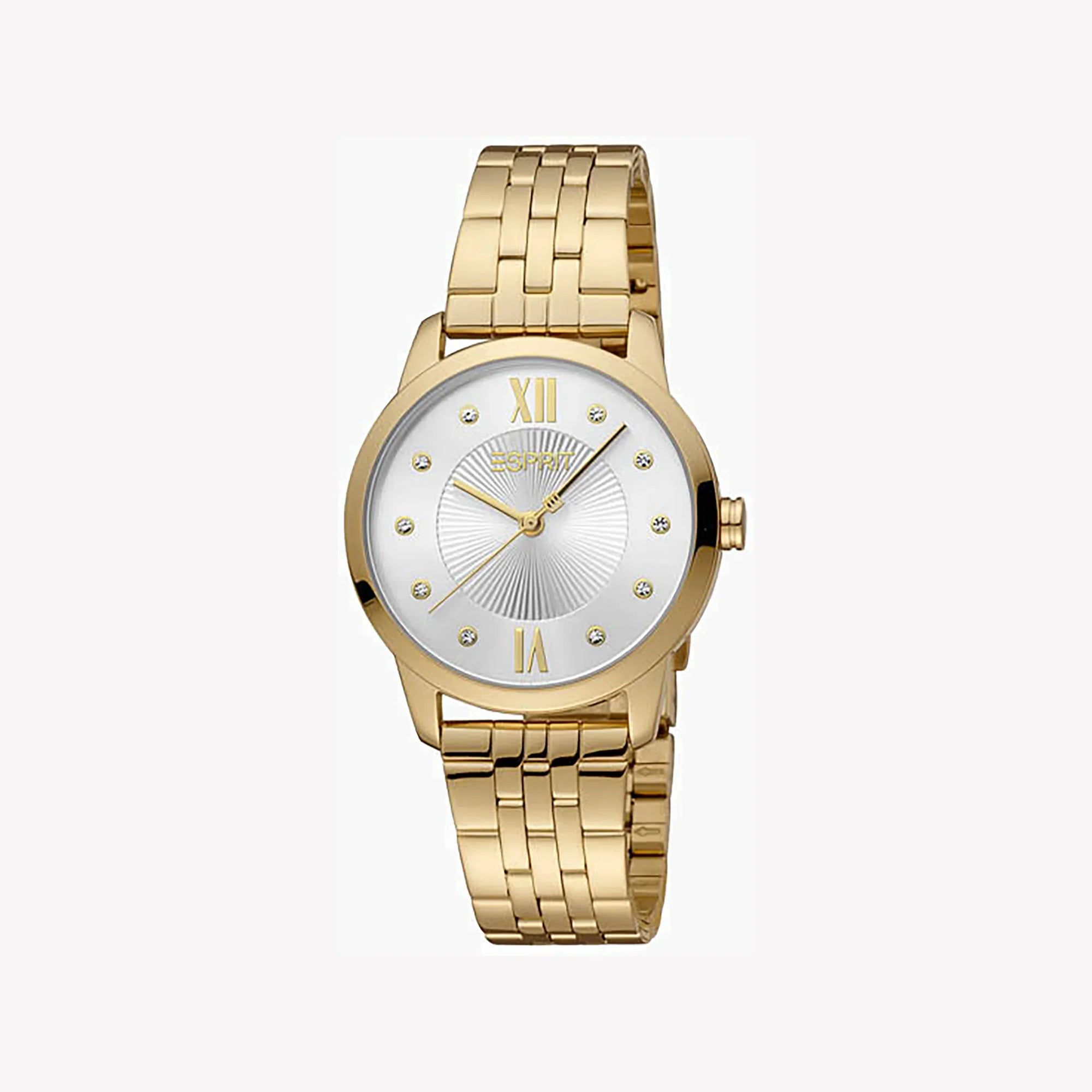 ESPRIT Women's Watch with Gold Stainless Steel Case and Gold Stainless Steel Band-0