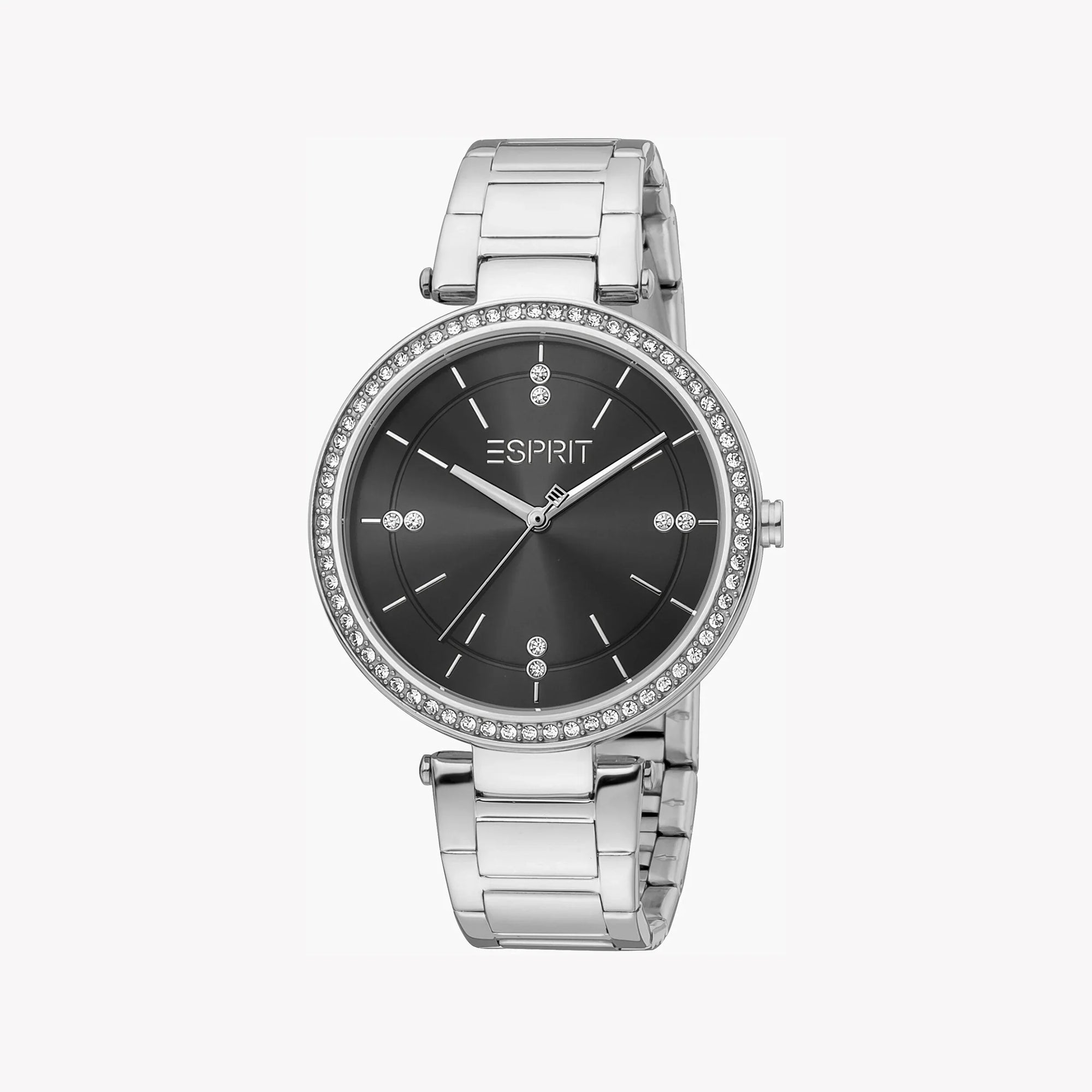 ESPRIT Women's Watch with Silver Stainless Steel Case and Silver Stainless Steel Band-0