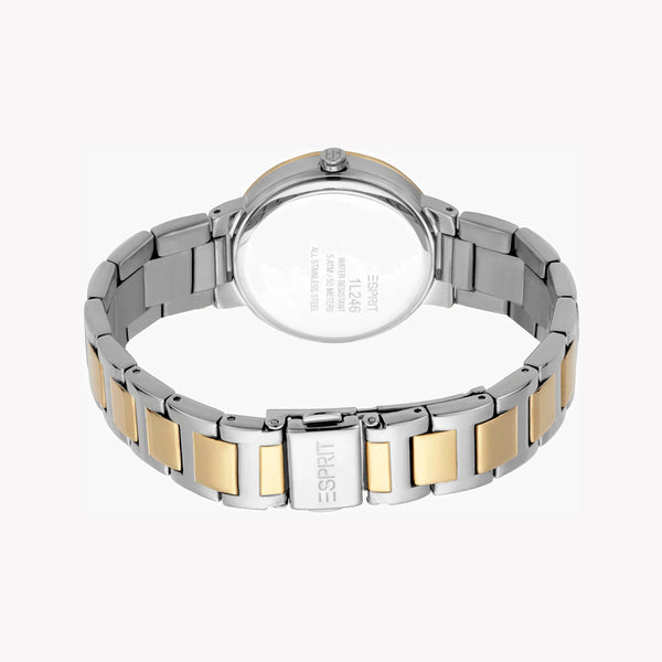 ESPRIT Women's Watch with Silver Stainless Steel Case and Silver & Gold Stainless Steel Band-3